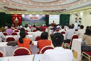 Hội thảo nâng cao sản lượng, tạo nguồn hàng hóa lớn, đạt tiêu chuẩn chất lượng cao, bảo vệ thương hiệu, nhãn hiệu tập thể mật ong Sơn La