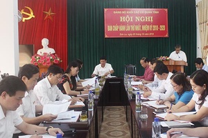 Đảng bộ Khối các cơ quan tỉnh: Hội nghị Ban Chấp hành lần thứ nhất, nhiệm kỳ 2018-2020