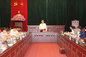 Họp triển khai các nội dung liên quan đến các dự án Tập đoàn FLC đầu tư trên địa bàn thành phố Sơn La