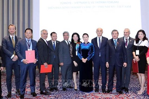 Đồng chí Nguyễn Thị Kim Ngân dự Diễn đàn Kinh doanh và Đầu tư Thổ Nhĩ Kỳ - Việt Nam