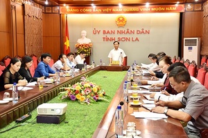Họp Ban tổ chức Tuần văn hóa - du lịch Sơn La tại Hà Nội năm 2018