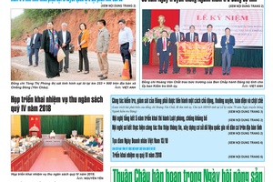 Báo Sơn La, Thứ 2 ngày 15/10/2018