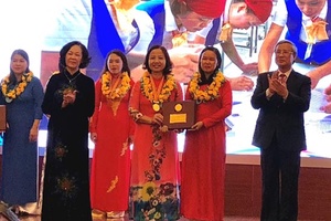 Vinh danh 15 tập thể, cá nhân nhận Giải thưởng Phụ nữ Việt Nam 2018
