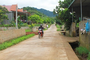 Xã Mường Sang giữ vững các tiêu chí nông thôn mới
