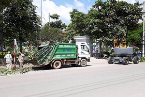 Chỉnh trang đô thị chào mừng 10 năm Ngày thành lập Thành phố