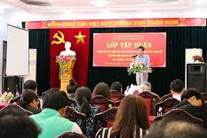 Tập huấn “Triển khai áp dụng mô hình thư viện phục vụ học tập suốt đời” năm 2018