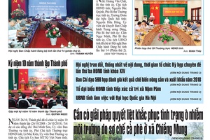 Báo Sơn La, Thứ 2 ngày 29/10/2018