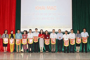 Khai mạc Hội thi giáo viên dạy giỏi cấp THCS