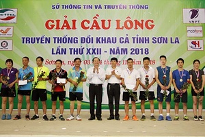 Giải cầu lông truyền thống đồi Khau Cả lần thứ XXII, năm 2018