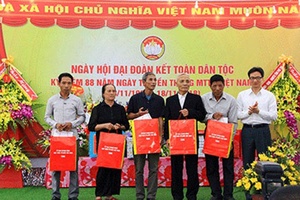 Ngày hội đại đoàn kết góp phần thắt chặt mối quan hệ gắn bó trong nhân dân
