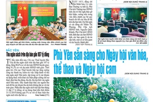 Báo Sơn La, Thứ 5 ngày 15/11/2018