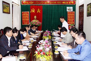Tổ công tác 1169 của UBND tỉnh làm việc với Ban Dân tộc