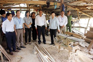 Đoàn giám sát Ban Văn hóa - Xã hội HĐND tỉnh làm việc tại huyện Sông Mã