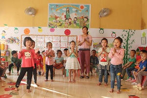 Ghi ở Trường Mầm non Hua Păng