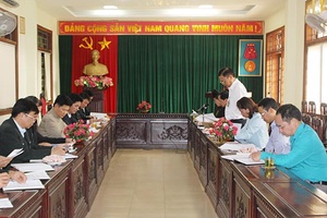 Tổ công tác 1169 của UBND tỉnh làm việc với Thanh tra tỉnh