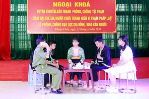 Ngoại khóa tuyên truyền về pháp luật