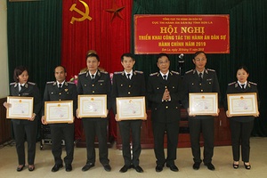 Cục Thi hành án dân sự tỉnh Triển khai công tác thi hành án dân sự hành chính năm 2019