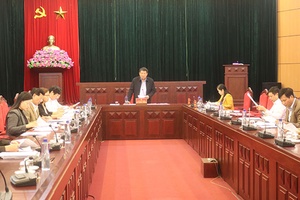 Họp tư vấn, báo cáo tiến độ thực hiện các nội dung trình Kỳ họp Chuyên đề lần thứ ba, HĐND tỉnh Sơn La khóa XIV