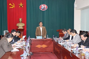 Đồng chí Phó Chủ tịch UBND tỉnh làm việc với Sở Thông tin và Truyền thông