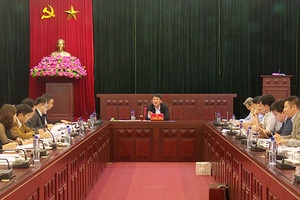 UBND tỉnh làm việc với Tập đoàn công nghiệp Cao su Việt Nam