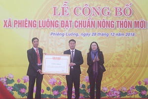 Xã Phiêng Luông đạt chuẩn nông thôn mới