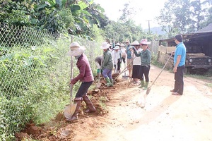 Chiềng Chung phấn đấu hoàn thành tiêu chí môi trường