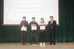 Cuộc thi khoa học kỹ thuật cấp tỉnh dành cho học sinh trung học năm học 2018-2019