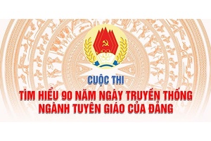 Từ 10h 23/3, bắt đầu tổ chức Cuộc thi tìm hiểu 90 năm truyền thống ngành Tuyên giáo trên mạng Vcnet