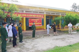 Đoàn 326: Bàn giao công dân hoàn thành cách ly y tế tập trung