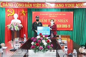 Ủy ban MTTQ Việt Nam tỉnh: Tiếp nhận trên 107 triệu đồng ủng hộ phòng, chống dịch COVID-19