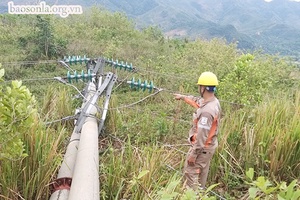 9.975 khách hàng bị mất điện do mưa, giông, lốc