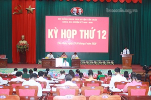 Kỳ họp thứ 12, HĐND huyện Yên Châu khóa XX, nhiệm kỳ 2016-2021