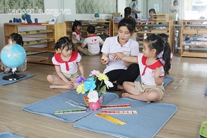 Ứng dụng phương pháp Montessori vào dạy học mầm non