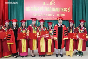 Trường Đại học Tây Bắc: Trao bằng Thạc sỹ khóa VI cho 72 học viên