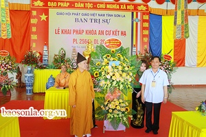 Lễ khai pháp khóa an cư kết hạ PL.2564 - DL.2020