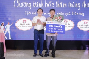 BIDV trao thưởng Chương trình “Gửi tiết kiệm ngay – nhận quà liền tay” 