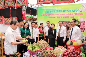 Khai trương giới thiệu các sản phẩm tiêu biểu của Thành phố Sơn La