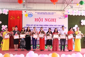 Tổng kết Đề án tăng cường tiếng Việt cho trẻ mầm non, học sinh tiểu học vùng dân tộc thiểu số giai đoạn 2016-2020