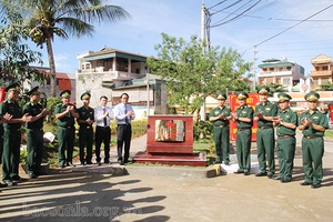 Bộ Chỉ huy Bộ đội Biên phòng tỉnh: Gắn biển công trình chào mừng Đại hội Đảng bộ tỉnh lần thứ XV