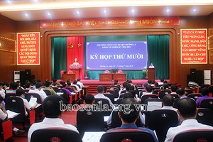 Kỳ họp thứ 10, HĐND huyện Mường La khóa XX, nhiệm kỳ 2016-2021