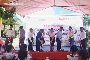 Khởi công xây dựng “Điểm trường mơ ước” ở huyện Vân Hồ
