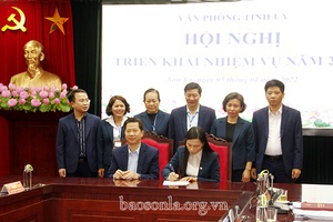 Văn phòng Tỉnh ủy triển khai nhiệm vụ năm 2022