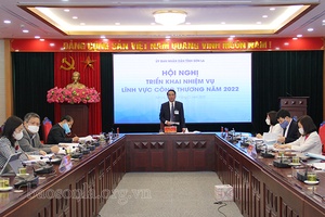 Hội nghị triển khai nhiệm vụ lĩnh vực công thương năm 2022