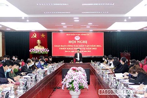 Ban Dân vận Tỉnh ủy triển khai nhiệm vụ năm 2022