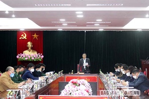 Họp Thường trực Ban Chỉ đạo phòng, chống dịch Covid-19 tỉnh