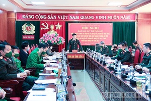 Giao ban quy chế phối hợp giữa Đảng ủy Công an tỉnh với các huyện ủy, thành ủy