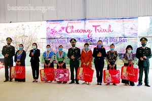 Chương trình "Xuân Biên phòng ấm lòng dân bản" tại bản Pu Hao