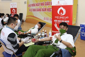 Chương trình hiến máu “Chủ nhật Đỏ” triển khai tại 40 tỉnh, thành phố