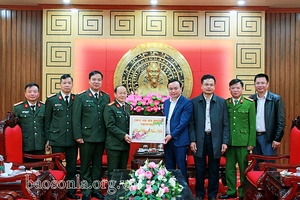 Lãnh đạo Thành phố chúc tết một số đơn vị