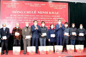 Phó Thủ tướng Chính phủ Lê Minh Khái thăm, làm việc và chúc Tết tại tỉnh Sơn La